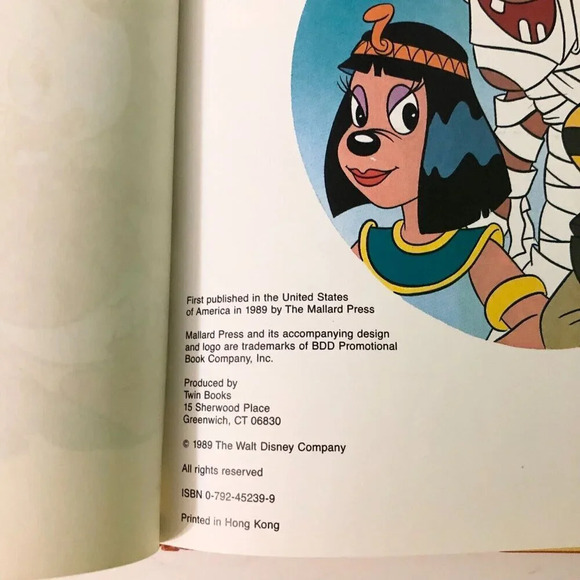 1989 Disney  DuckTales Sphinx For Memories and Sir Gyro GearLoose Hardcover - Picture 10 of 16